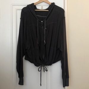 Free People movement soft zip up jacket